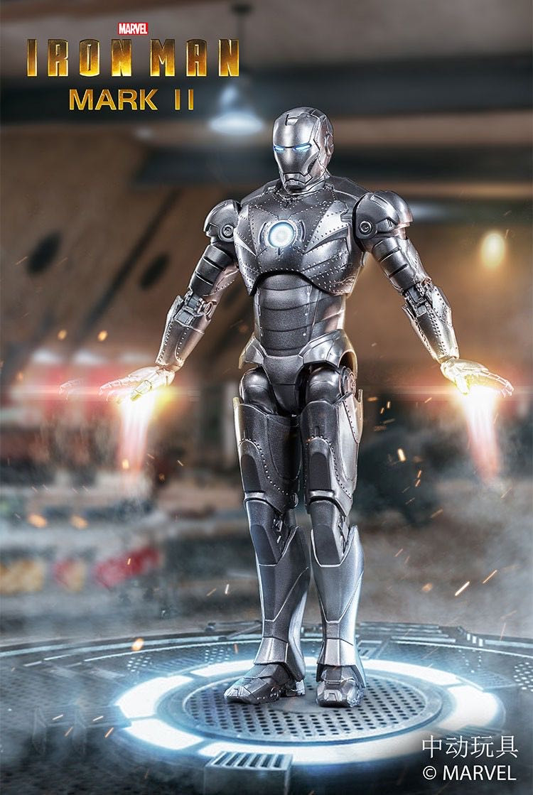 零元拍：中动玩具：7寸 IRON MAN 钢铁侠 MK2