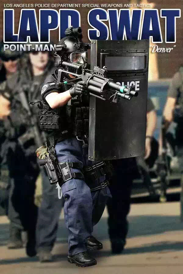 零元拍：DID MA1006 1/6 洛杉矶特警 LAPD SWAT 2.0 丹佛
