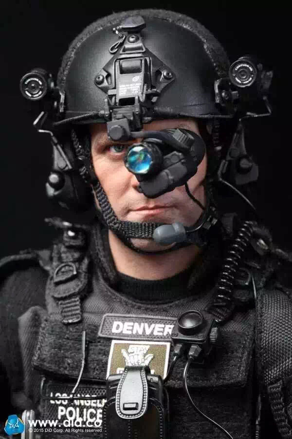 零元拍：DID MA1006 1/6 洛杉矶特警 LAPD SWAT 2.0 丹佛