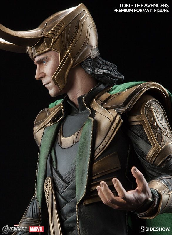 零元拍：Sideshow 300355 复仇者联盟 洛基LOKI PF系列雕像