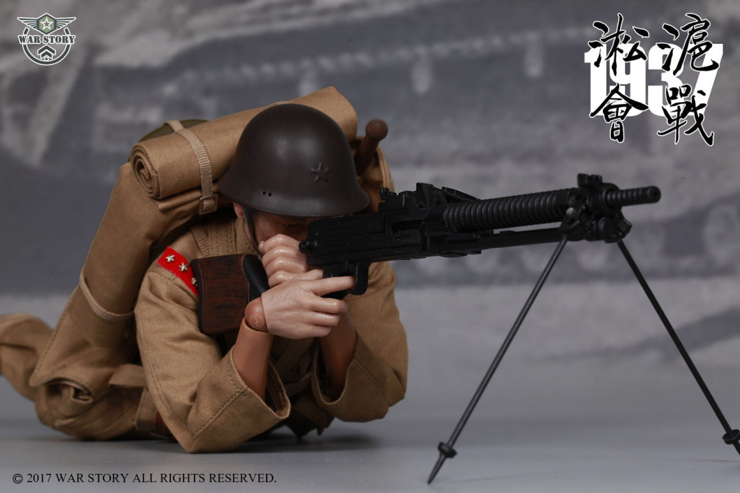 零元拍：WAR STORY 1/6 日本陆军-大正十一式“歪把子”机鎗手