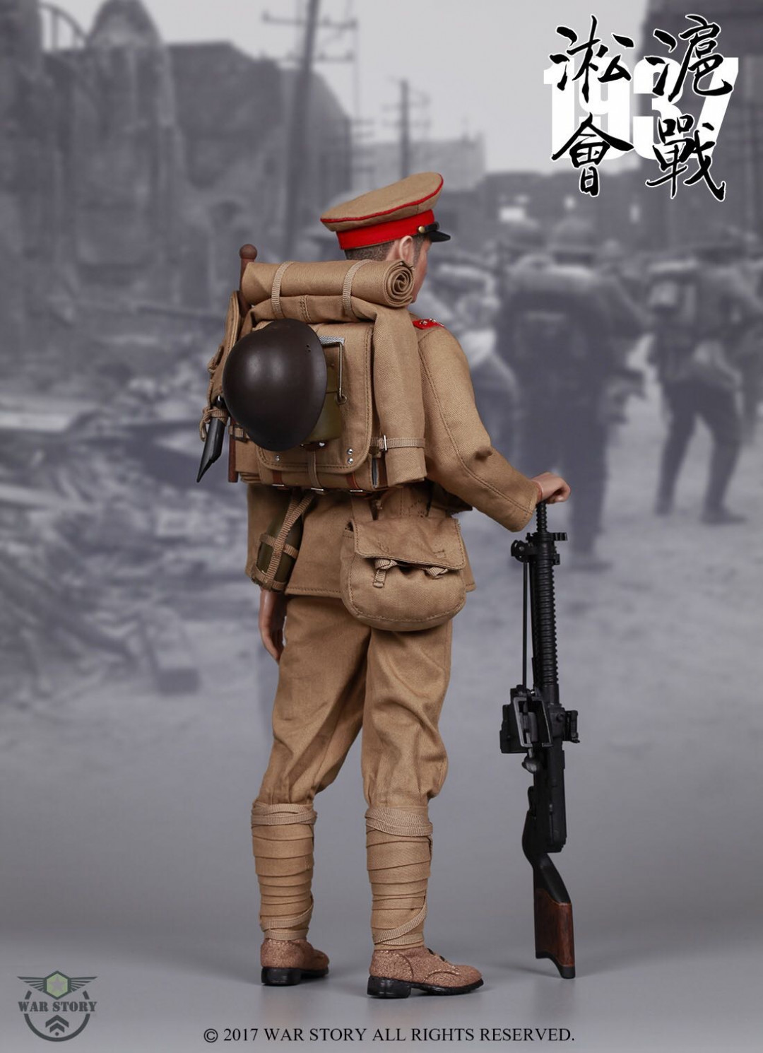 零元拍：WAR STORY 1/6 日本陆军-大正十一式“歪把子”机鎗手