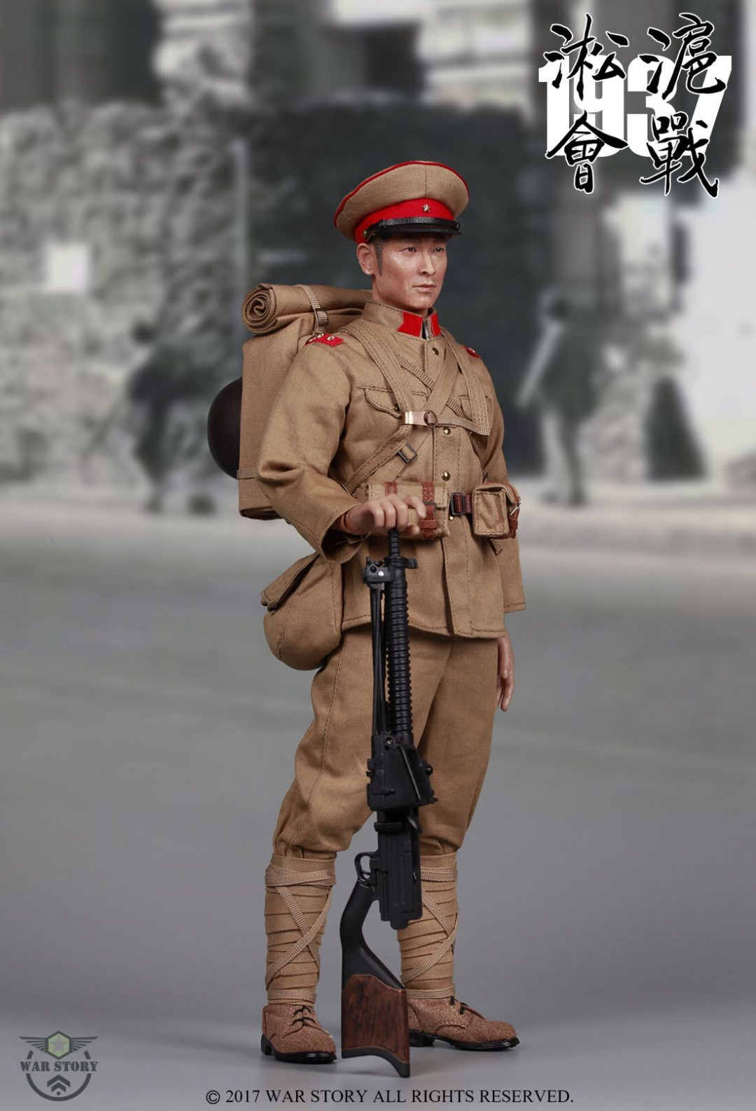 零元拍：WAR STORY 1/6 日本陆军-大正十一式“歪把子”机鎗手