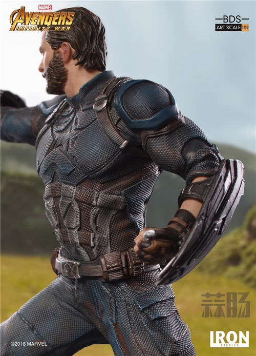 零元拍：Iron Studios 1/10《复联3：无限战争》美国队长雕像
