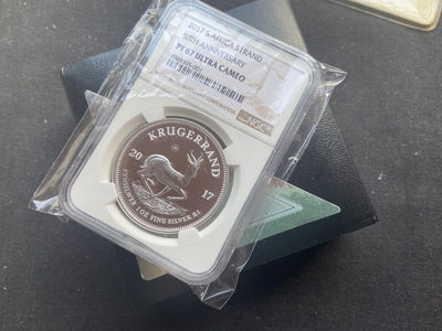 【随心拍&Getcoins】钱币拍卖第八十七期～  2017年南非克鲁格精制银币【ngc67】