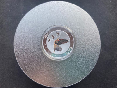 【随心拍&Getcoins】钱币拍卖第八十七期～  【纽埃】 纽埃2015年1元，大自然的象征系列(2)---“苍鹭”，数字高清彩色精制银币