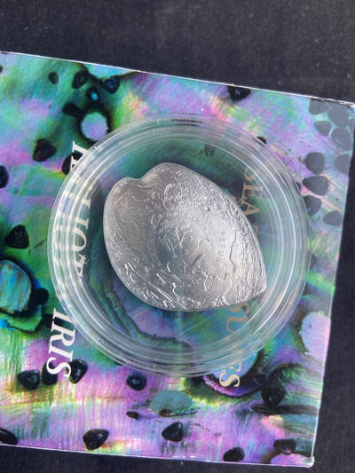 【随心拍&Getcoins】钱币拍卖第八十七期～  【帕劳】2012年异形珍珠银币【蚌壳状】