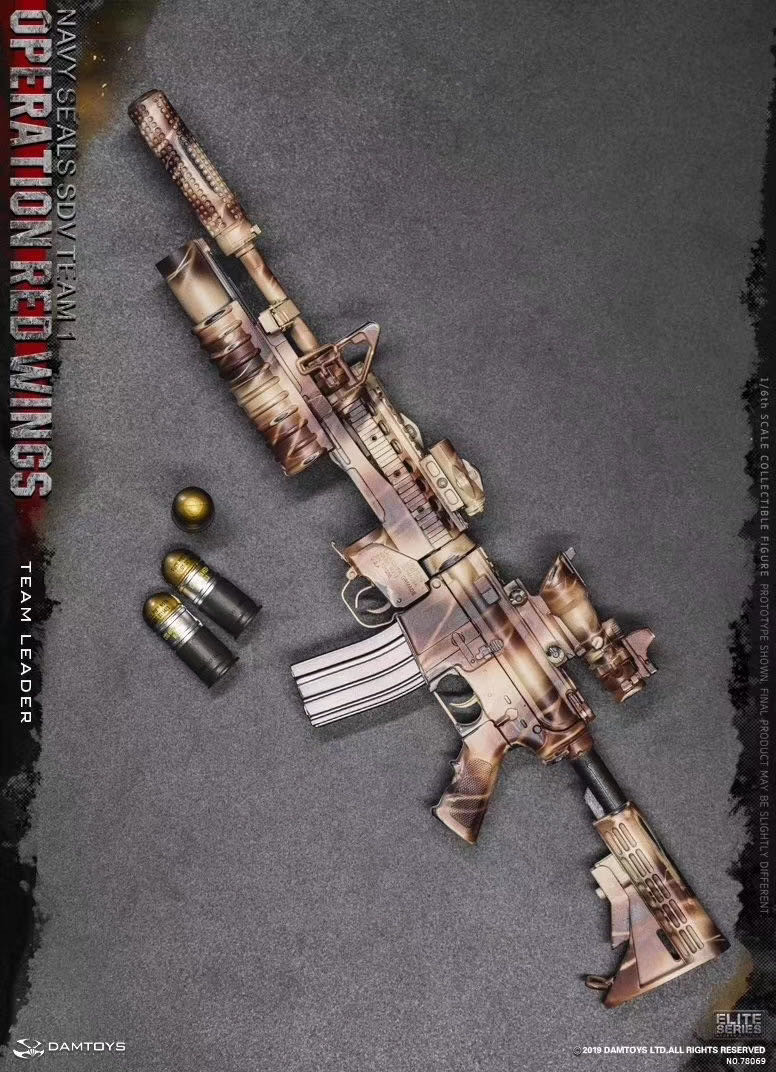 零元拍：DAMTOYS 1/6 78069 红翼行动海豹特种部队第一运输载具大队 队长全新未拆。