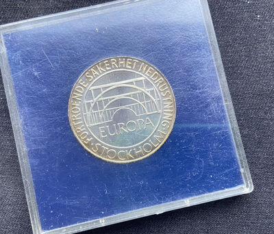 【随心拍&Getcoins】钱币拍卖第八十七期～  【瑞典】1984年瑞典100克朗纪念银币斯德哥尔摩会议