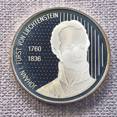 0起1加-纯粹捡漏拍-20场-五一节特别场 - 列支敦士登2006年10法郎成为主权国家200周年精制纪念银币-原盒