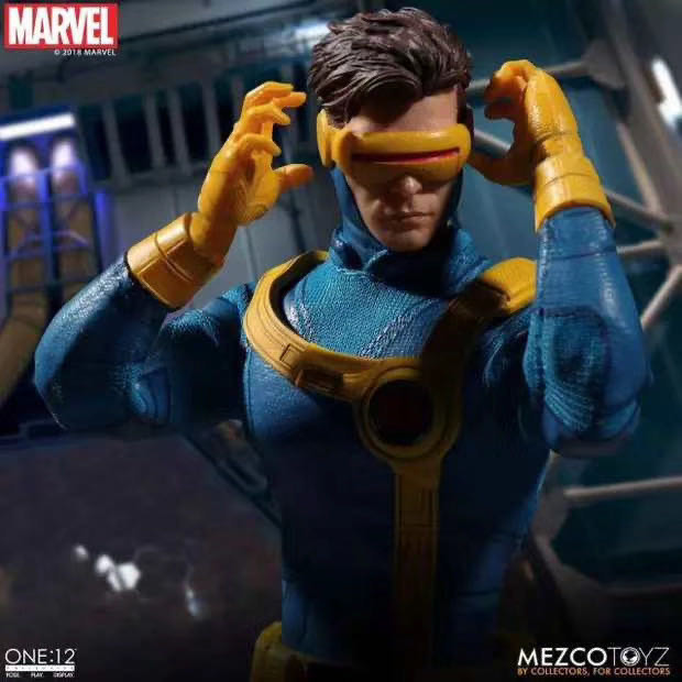 零元拍：Mezco Toyz 蚂蚁 76920 1/12 X战警 镭射眼 带灯光 可动人偶