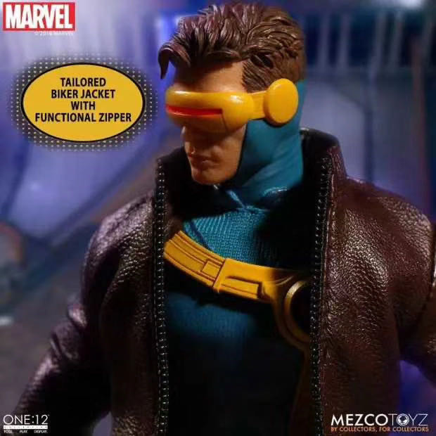 零元拍：Mezco Toyz 蚂蚁 76920 1/12 X战警 镭射眼 带灯光 可动人偶