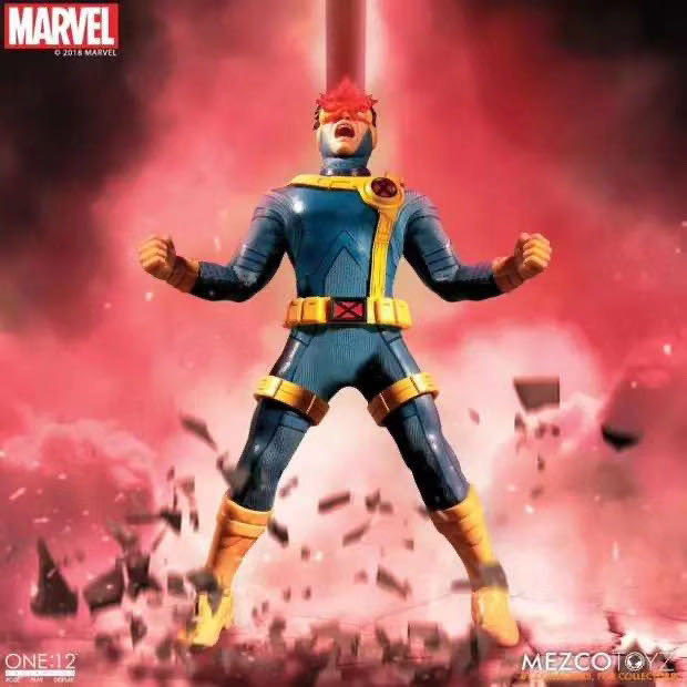 零元拍：Mezco Toyz 蚂蚁 76920 1/12 X战警 镭射眼 带灯光 可动人偶