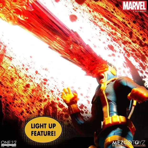 零元拍：Mezco Toyz 蚂蚁 76920 1/12 X战警 镭射眼 带灯光 可动人偶