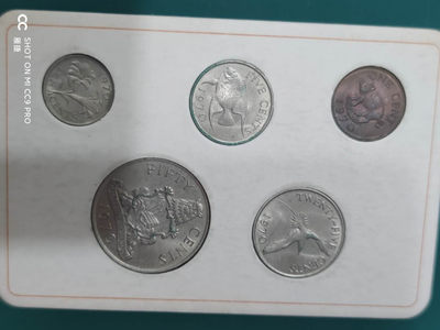 燕姐换藏第四十场 1970年百慕大第一套十进制硬币套币