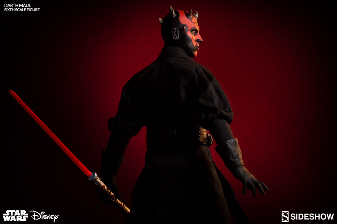 零元拍：Sideshow X Hottoys联名：1/6 星球大战- 达斯摩尔 / Darth Maul
