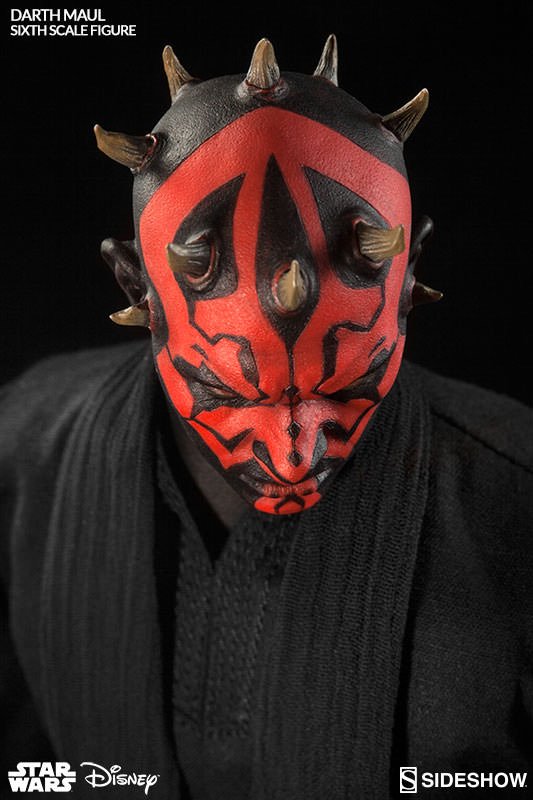 零元拍：Sideshow X Hottoys联名：1/6 星球大战- 达斯摩尔 / Darth Maul
