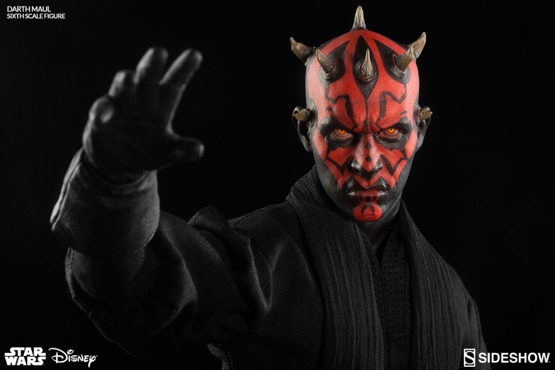零元拍：Sideshow X Hottoys联名：1/6 星球大战- 达斯摩尔 / Darth Maul