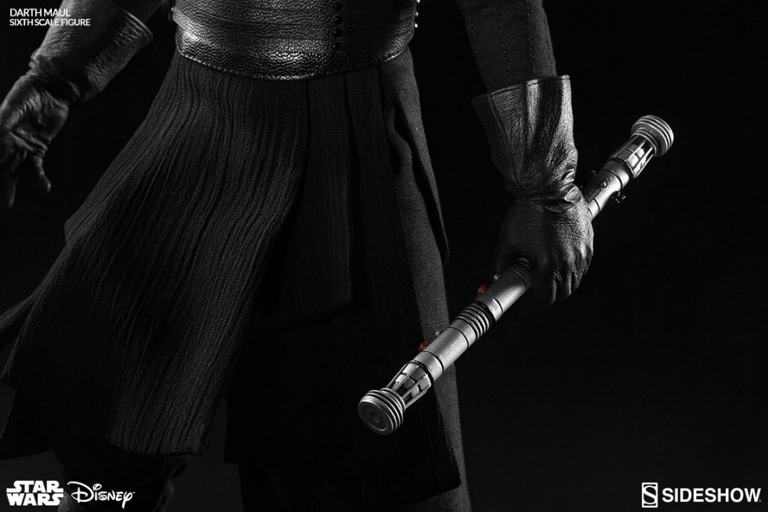 零元拍：Sideshow X Hottoys联名：1/6 星球大战- 达斯摩尔 / Darth Maul