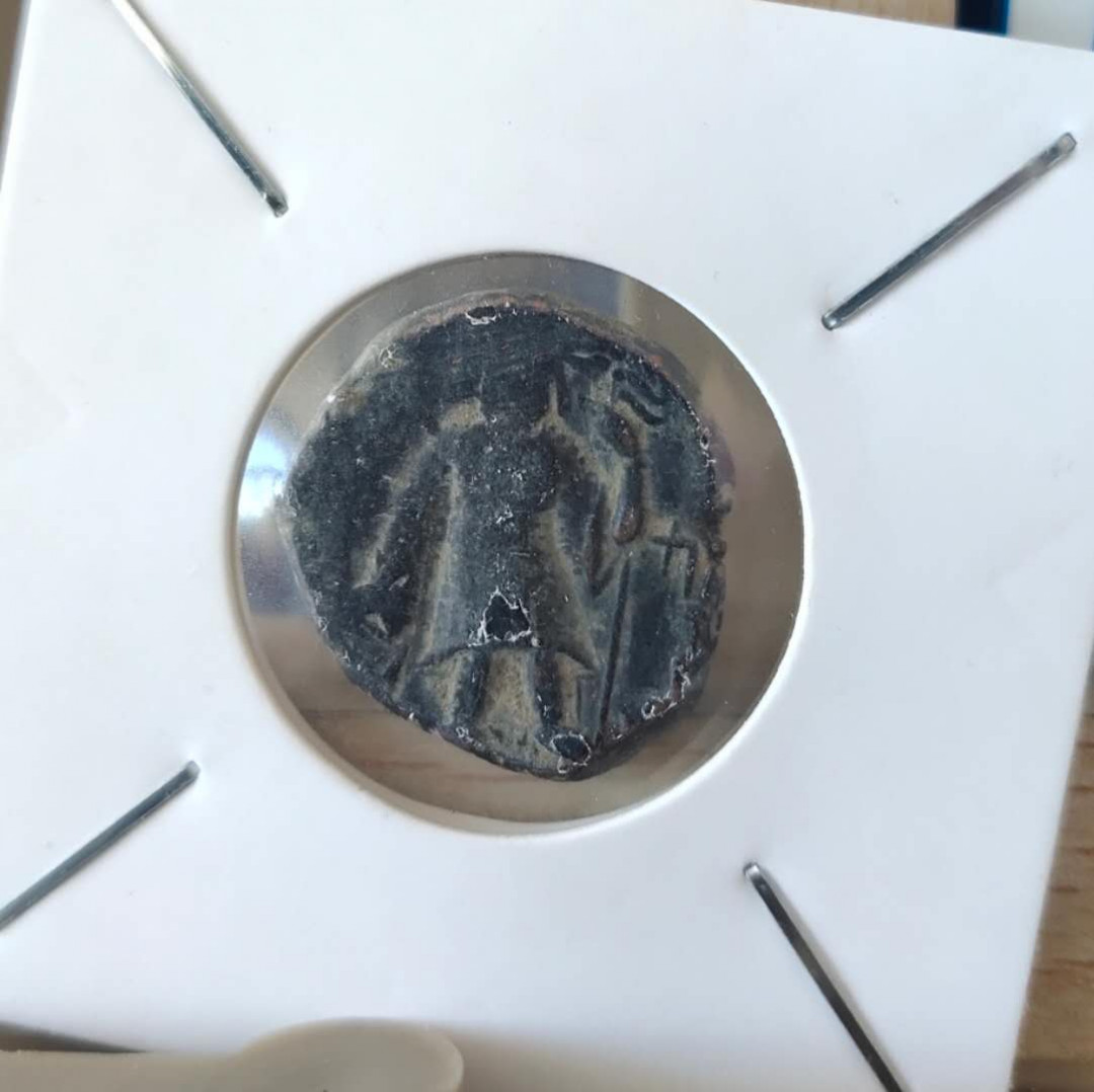 N&C第十期: 中外古钱币专场 贵霜王朝厚重铜币 打制好品