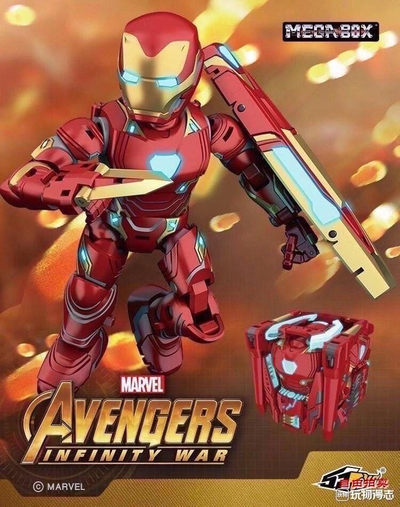 零元拍：52TOYS MEGABOX钢铁侠MK50漫威变形方盒复仇者联盟模型手办 - 零元拍：52TOYS MEGABOX钢铁侠MK50漫威变形方盒复仇者联盟模型手办
