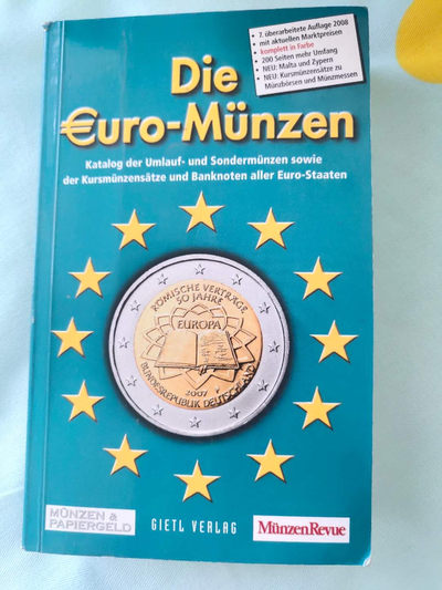 N&C第十期: 中外古钱币专场 - 补拍两本书籍之一: 欧元硬币目录彩色版 976页 定价16.8欧 基本全新 品相如图