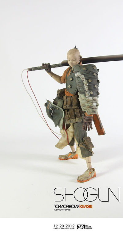 零元拍：3A TOYS : 1/12 ACTION PORTABLE SHOGUN TK 将军橙色官网版可动人偶 - 零元拍：3A TOYS : 1/12 ACTION PORTABLE SHOGUN TK 将军橙色官网版可动人偶