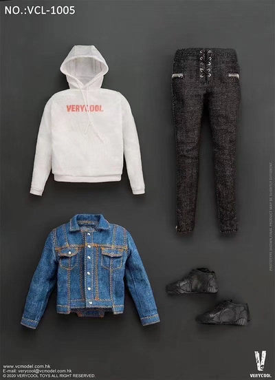 零元拍：VERYCOOL VCL-1005 1/6 牛仔休闲服 套装 不含头雕素体 - 零元拍：VERYCOOL VCL-1005 1/6 牛仔休闲服 套装 不含头雕素体
