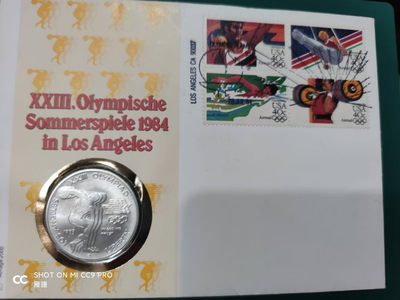 燕姐换藏第四十一场 1983年洛杉矶奥运会邮币封