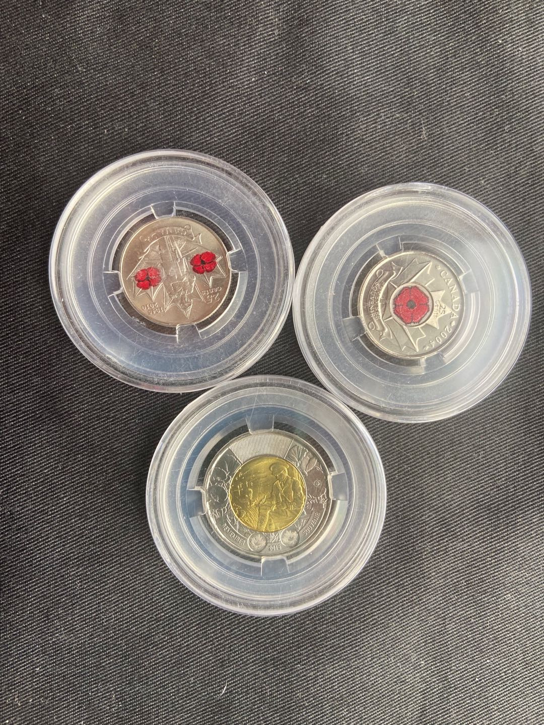 【币观天下】第145期钱币拍卖 【加拿大】红花币+双色纪念币一枚