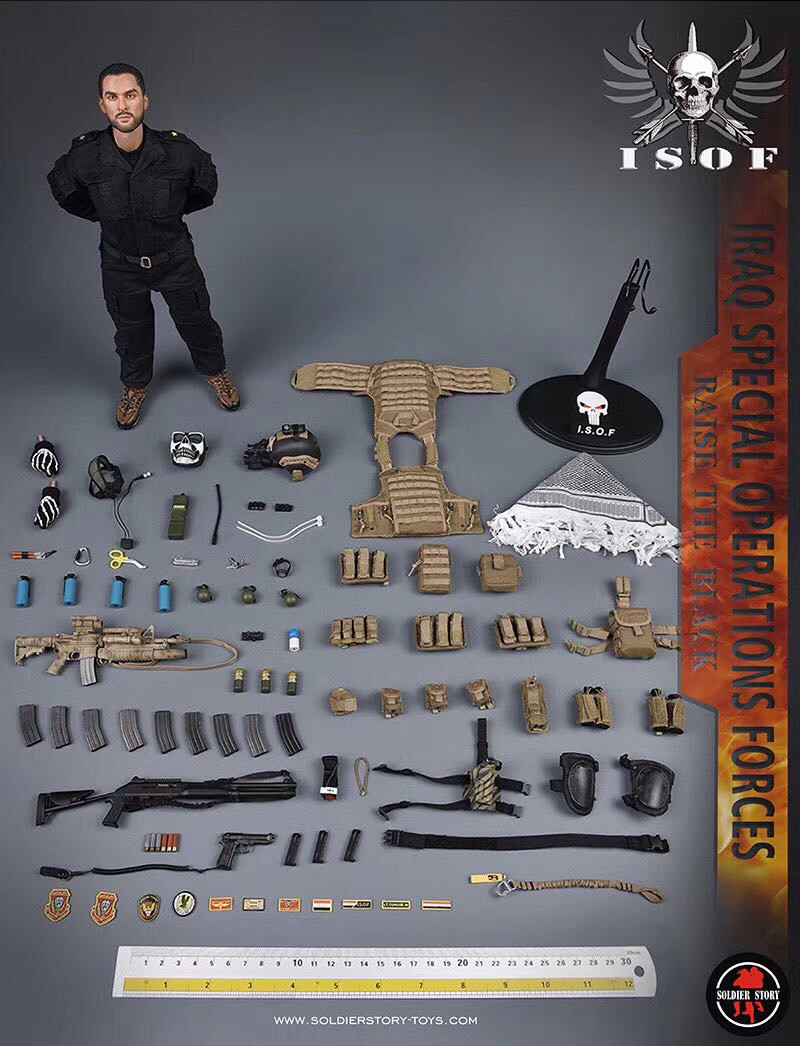零元拍：SoldierStory SS105 1/6 伊拉克特种部队ISOF 黄金中队