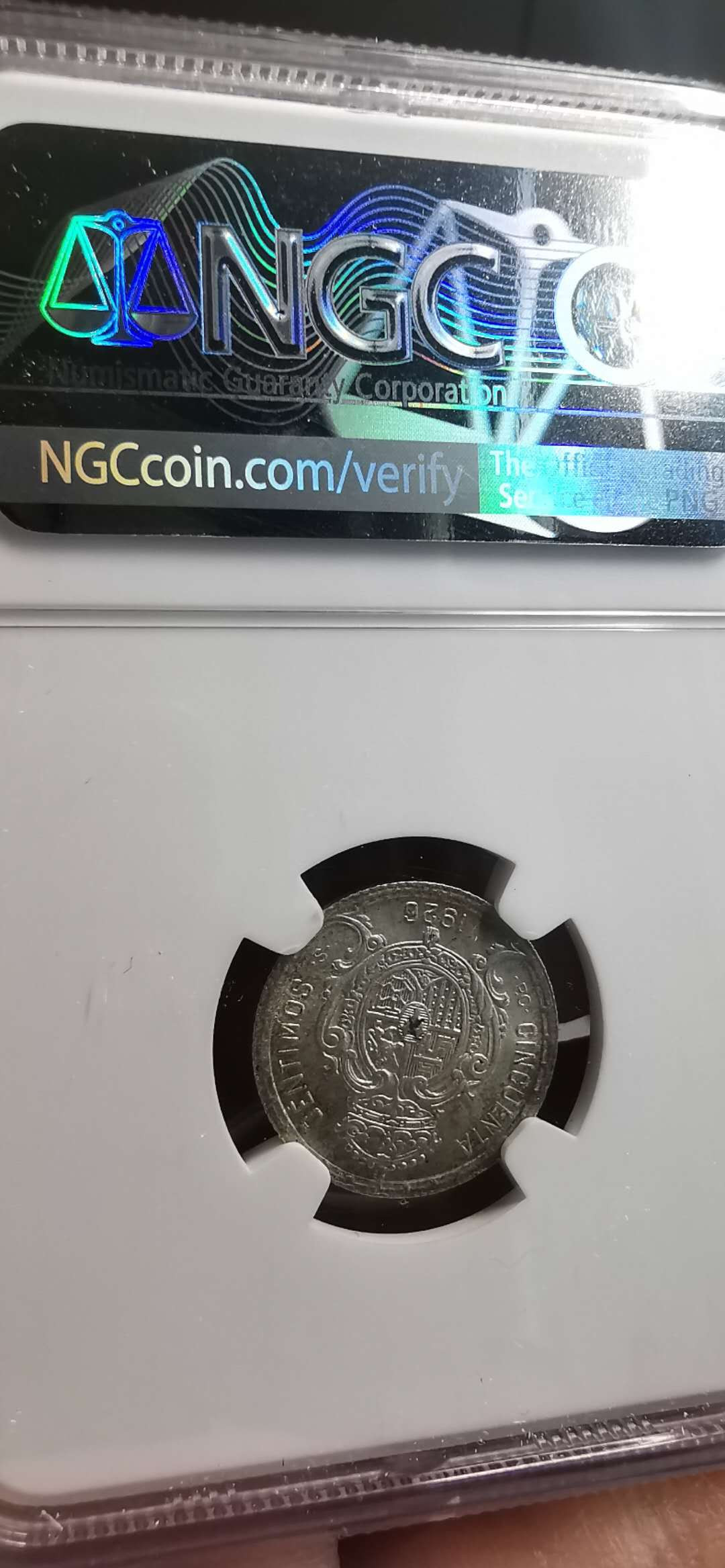 凡希社世界钱币微拍第一百五十六期 1926西班牙50分银币NGC-MS64