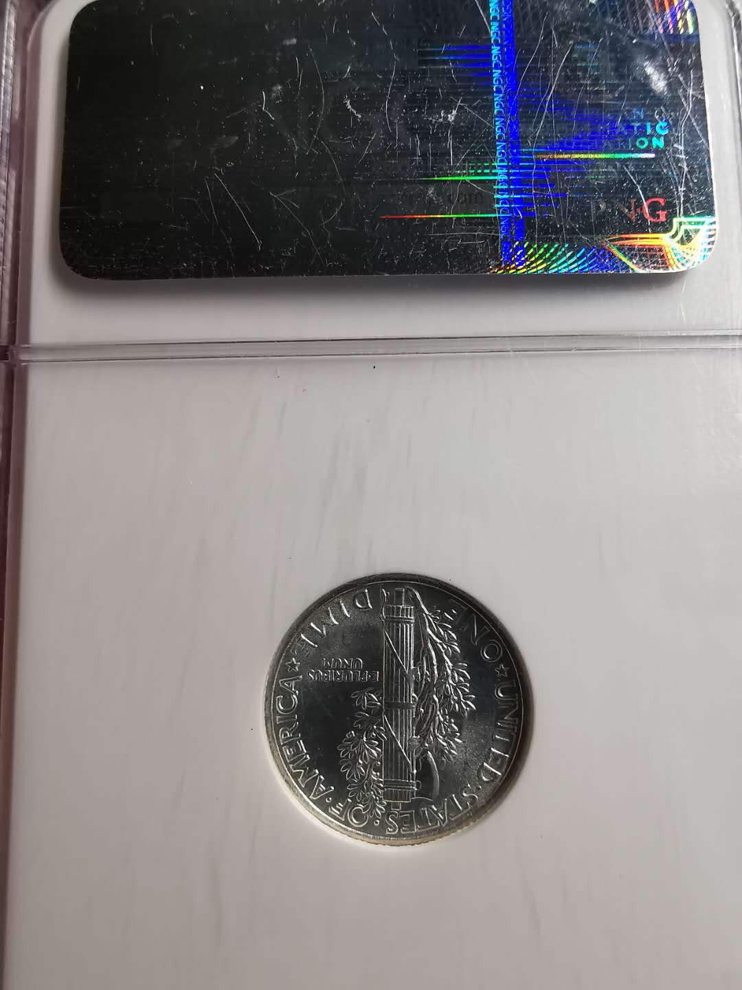 凡希社世界钱币微拍第一百五十六期 1942美国墨丘利10分NGC-MS67高分！