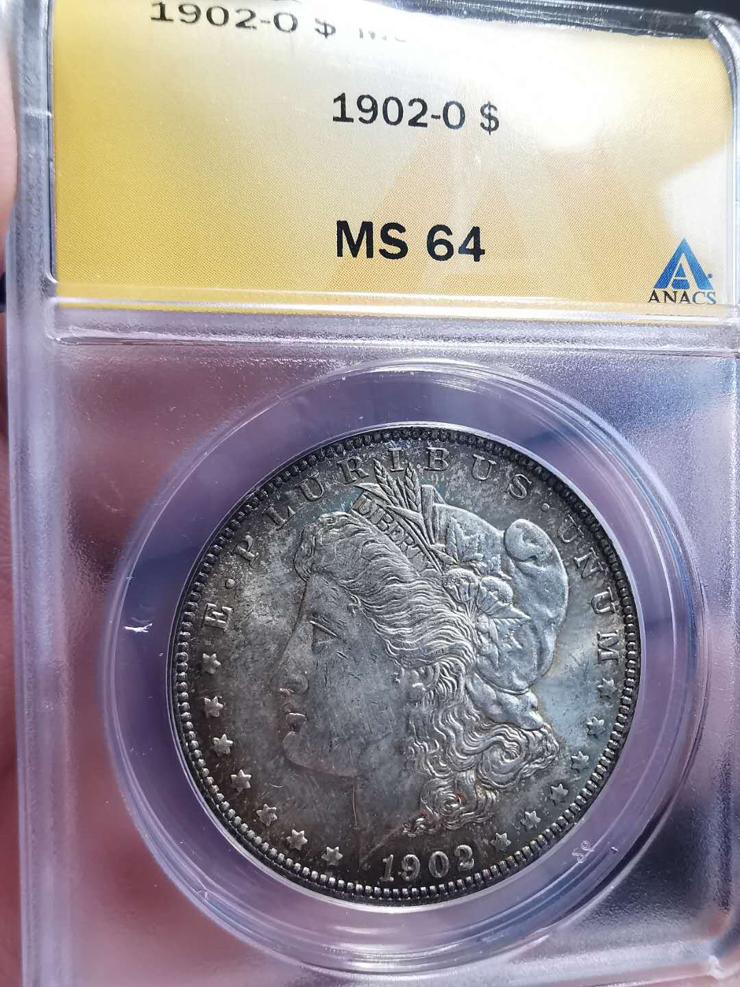 凡希社世界钱币微拍第一百五十六期 1902O摩根壹圆ANACS-MS64