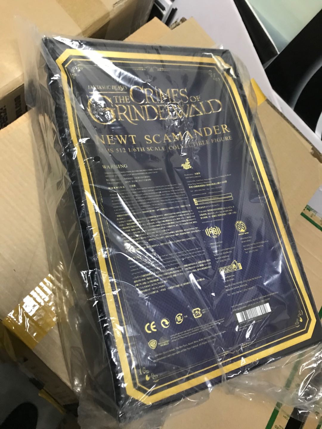 零元拍：HotToys：1/6 MMS512《神奇动物2》- 纽特·斯卡曼德 豪华版，全新未拆，盒子有损见图。