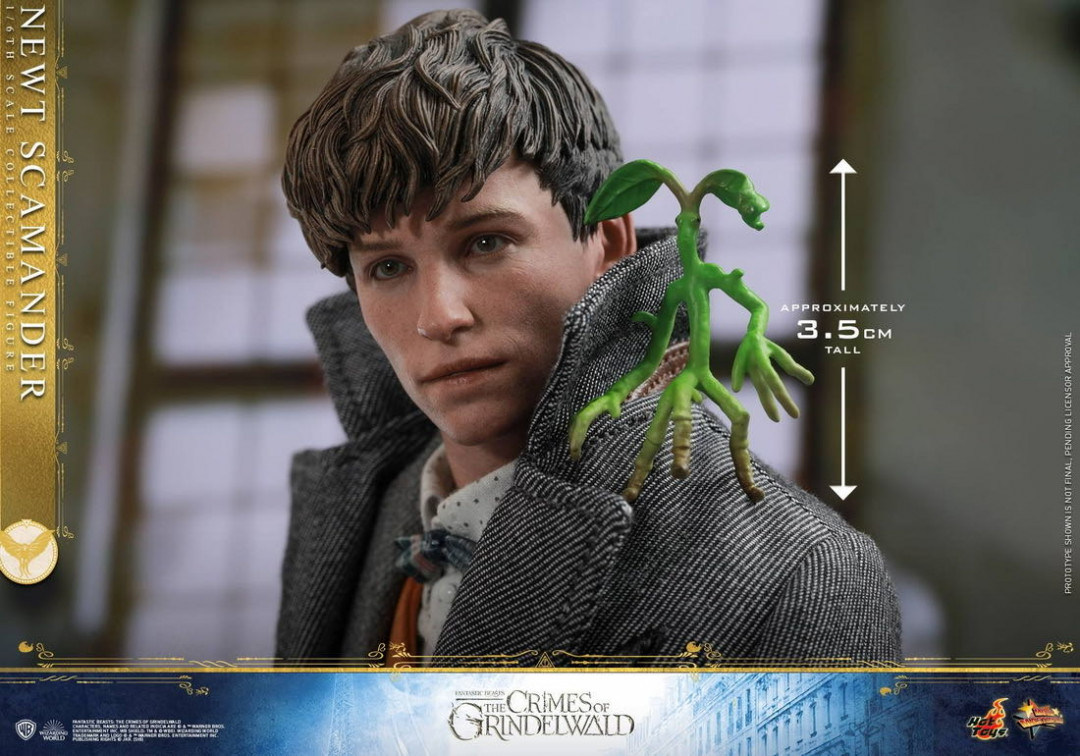 零元拍：HotToys：1/6 MMS512《神奇动物2》- 纽特·斯卡曼德 豪华版，全新未拆。