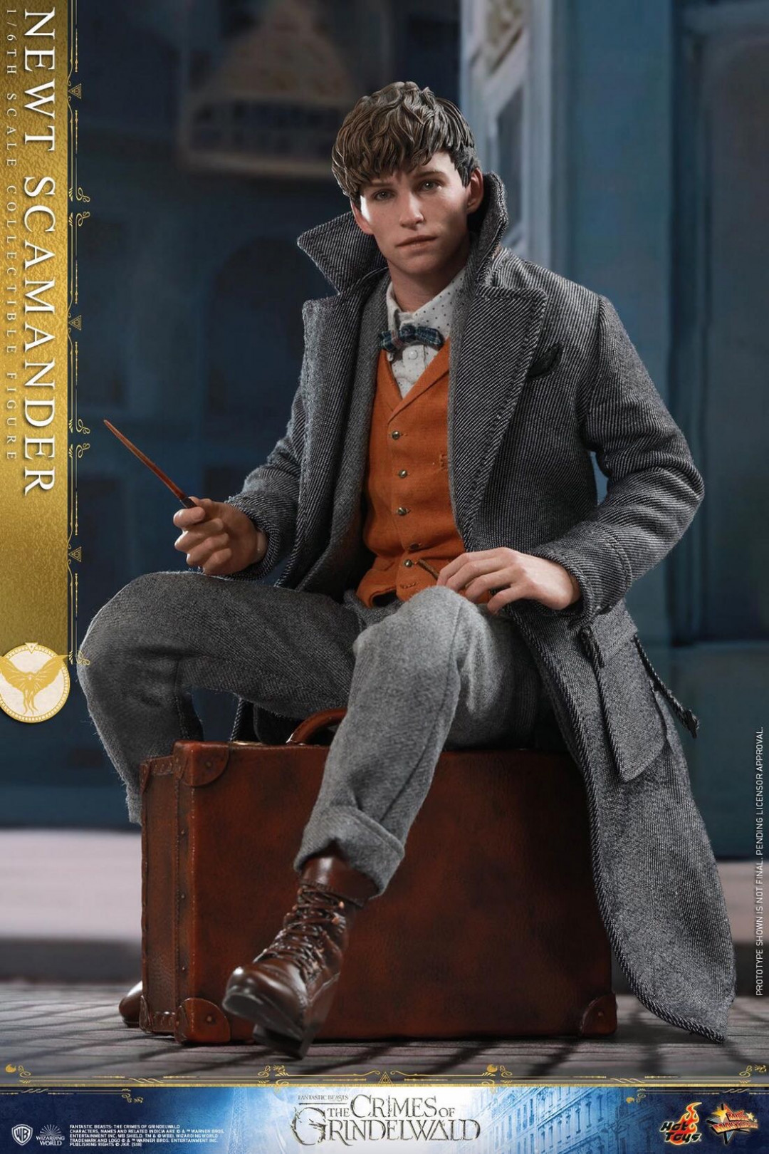 零元拍：HotToys：1/6 MMS512《神奇动物2》- 纽特·斯卡曼德 豪华版，全新未拆。