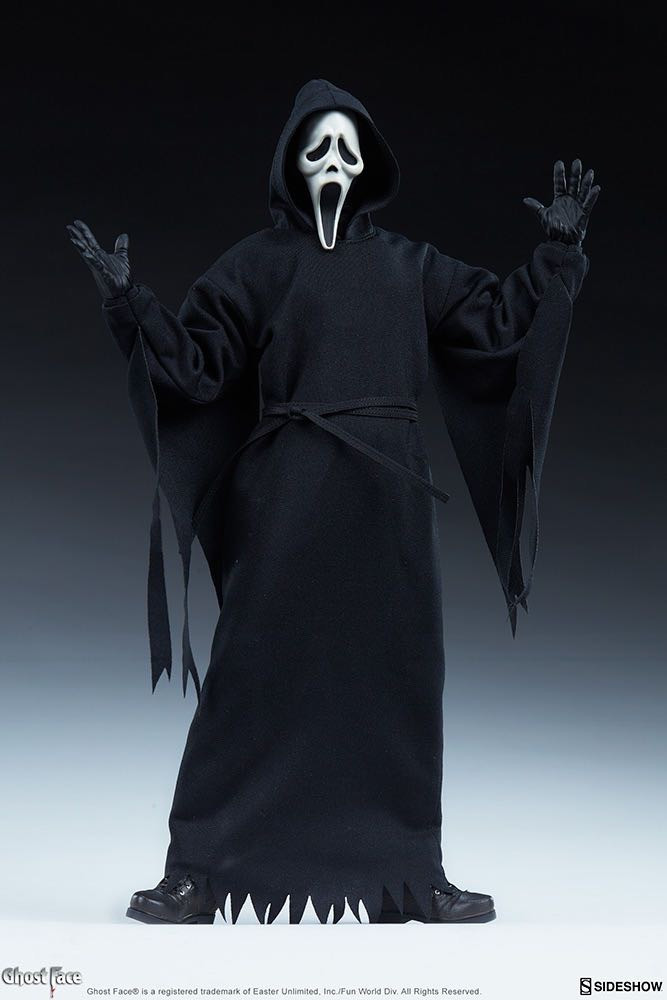 零元拍：Sideshow 100447 1/6 惊声尖叫 Ghost Face 鬼脸杀手