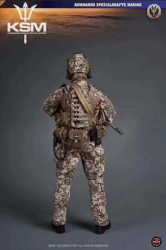 零元拍：Soldier Story SS104 四眼可亮 1/6 德国海军特种部队 KSM VBSS任务