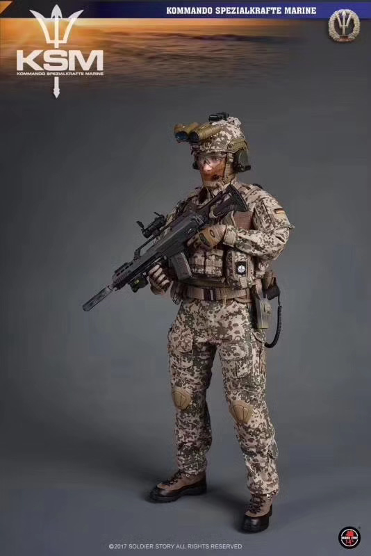 零元拍：Soldier Story SS104 四眼可亮 1/6 德国海军特种部队 KSM VBSS任务