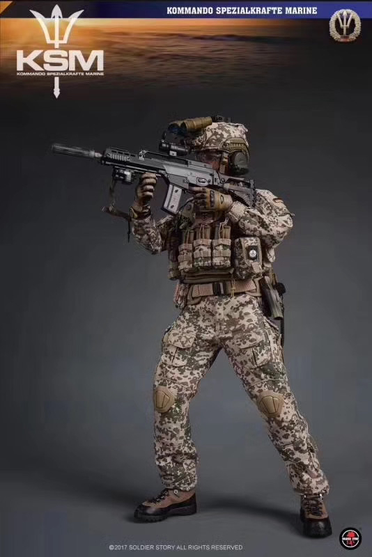 零元拍：Soldier Story SS104 四眼可亮 1/6 德国海军特种部队 KSM VBSS任务