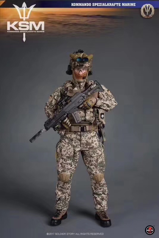 零元拍：Soldier Story SS104 四眼可亮 1/6 德国海军特种部队 KSM VBSS任务