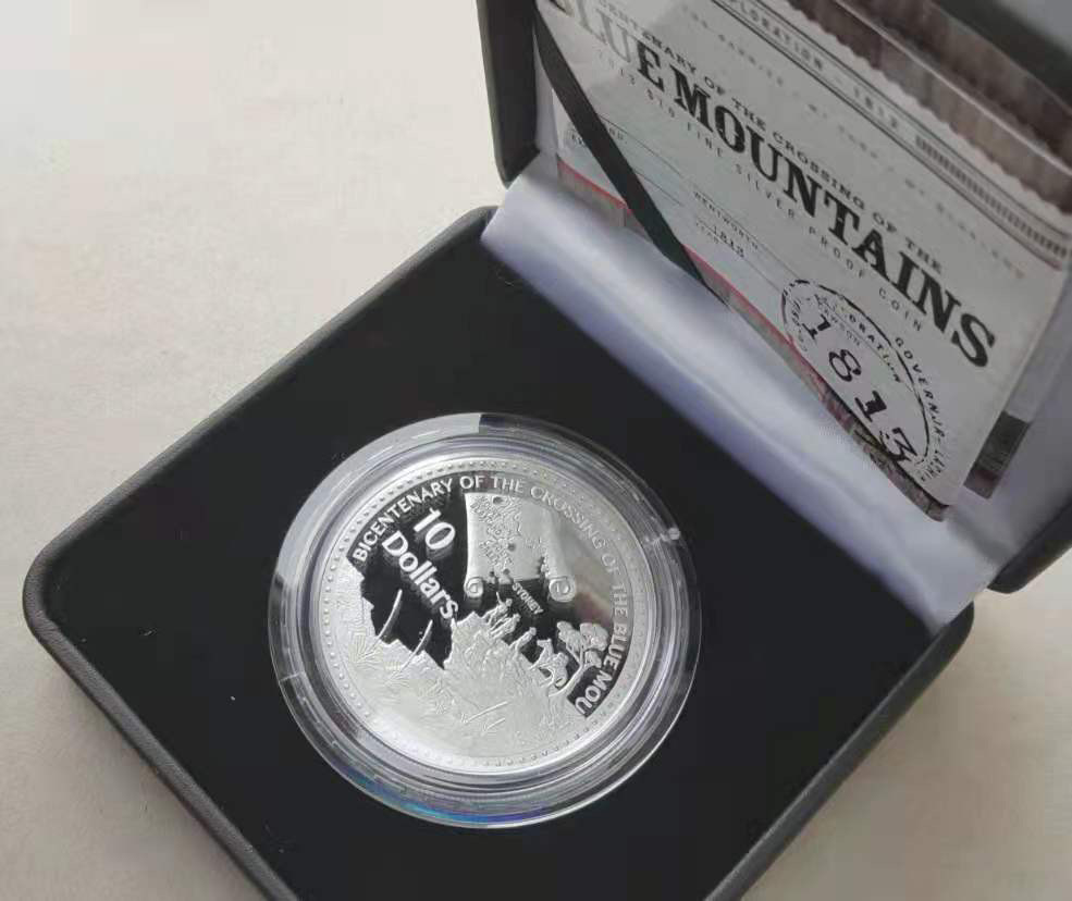 【币观天下】第146期钱币拍卖 澳大利亚2013年穿越蓝山2盎司大银币 