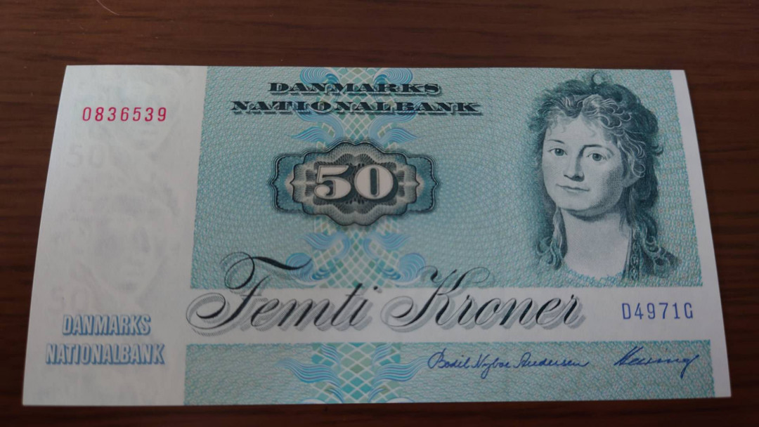 陆续更新【囧羊收藏】精选微拍第23期暨2021年第十四期 1997年丹麦50克朗 欧洲鲫鱼 全新UNC无47