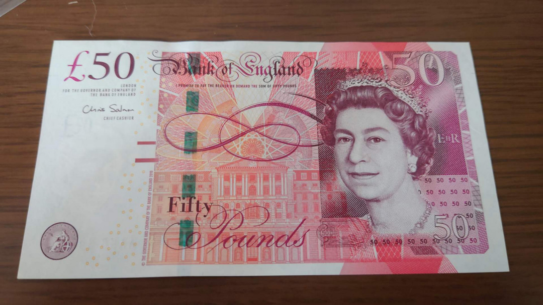 陆续更新【囧羊收藏】精选微拍第23期暨2021年第十四期 2010年50英镑 F序列 AA冠 中间带4号码 全新UNC