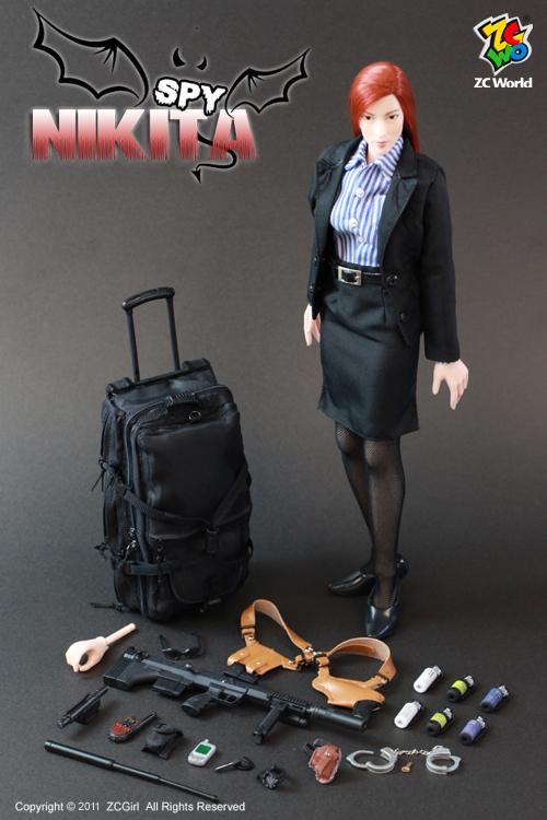 零元拍：[ZCWO] 1/6 女特工-Nikita，全新未拆。