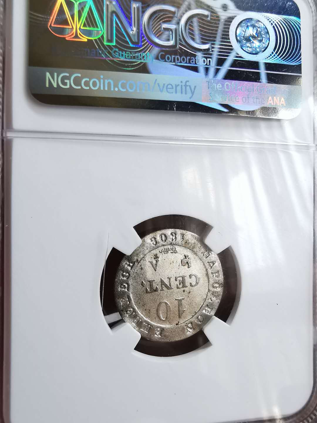 凡希社世界钱币微拍第一百五十七期 1808法国拿破仑10分NGC-AUD