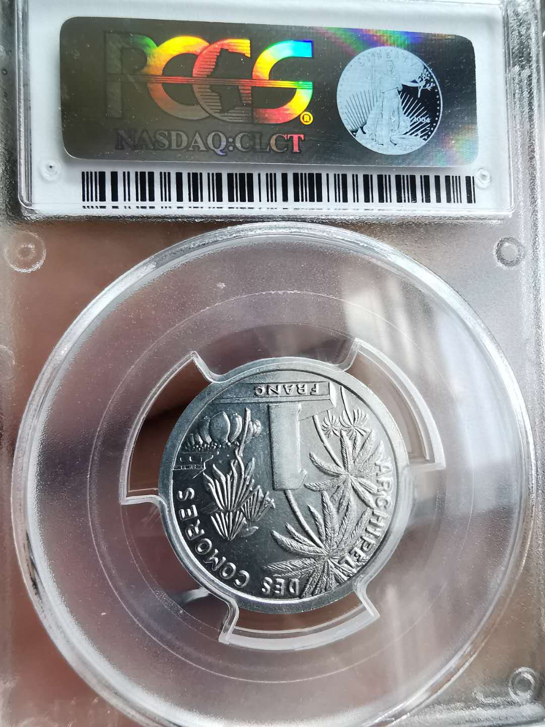 凡希社世界钱币微拍第一百五十七期 1964法属科摩罗法郎ESSAI PCGS-SP66