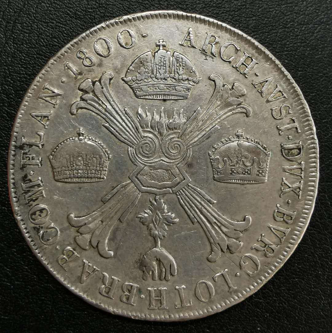 凡希社世界钱币微拍第一百五十七期 1800神罗米兰泰勒极美品