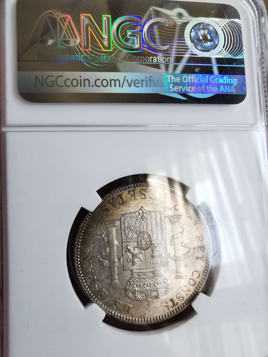 凡希社世界钱币微拍第一百五十七期 1905西班牙2P NGC-MS61